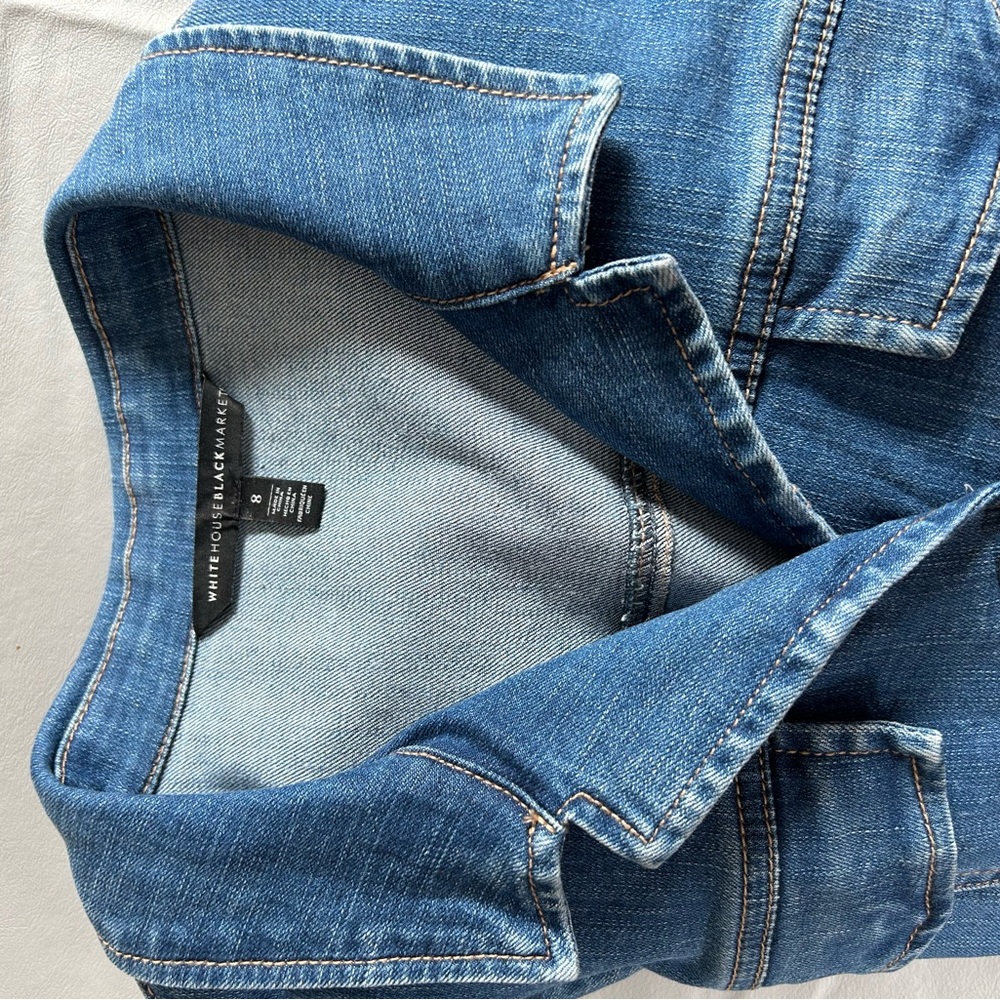 White House Black Market Indigo Women’s Denim Jean Jacket